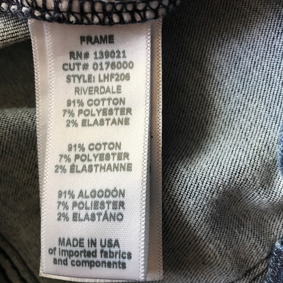 Frame le high flare sz 29 in riverdale wash - Picture 5 of 6